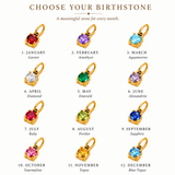 Orla Personalised Initial Birthstone Necklace