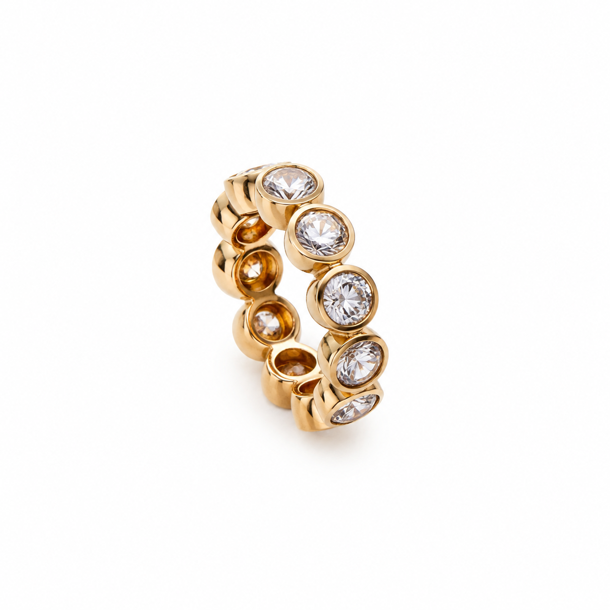 Circle Diamond Ring