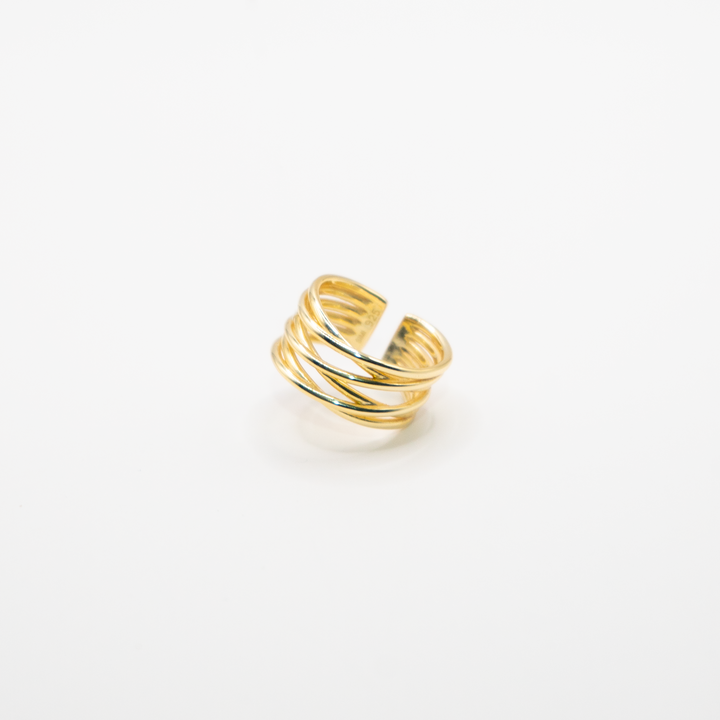 Zigzag Twist Ring